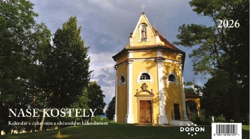 Kalendář stolní 2026 - Naše kostely