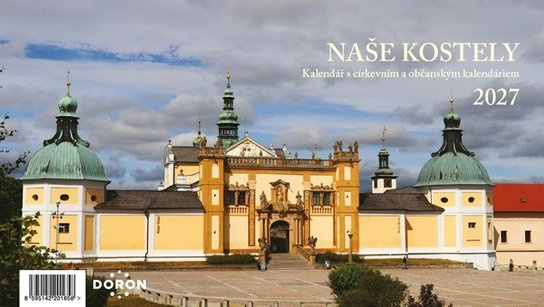 Naše kostely 2027 - stolní kalendář -  Autor Neuveden