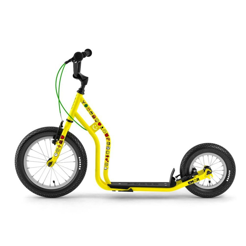 Koloběžka Yedoo Wzoom Emoji 16/12" Yellow