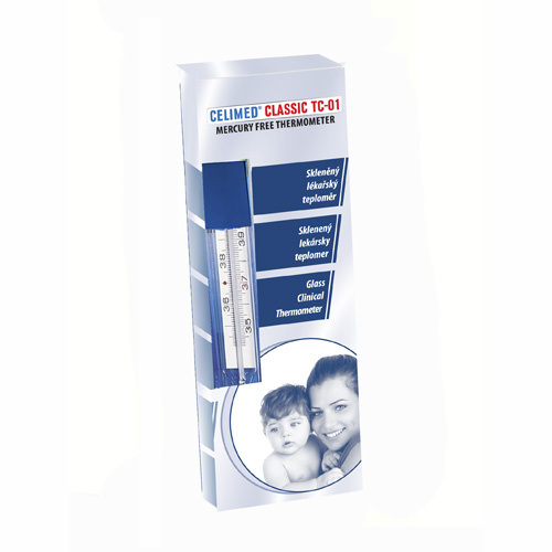 Teploměr lékařský bezrtuťový CELIMED TC01 CLASSIC