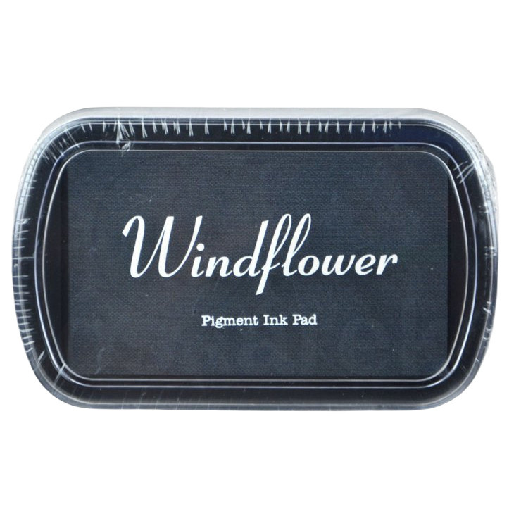 Razítkovací polštářek Windflower černý