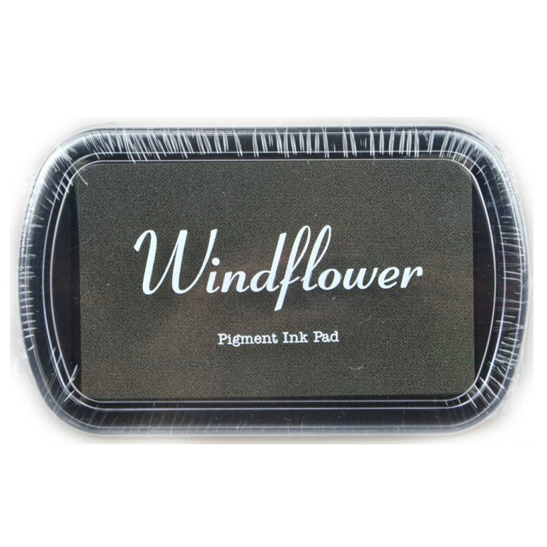 Razítkovací polštářek Windflower tmavě hnědý