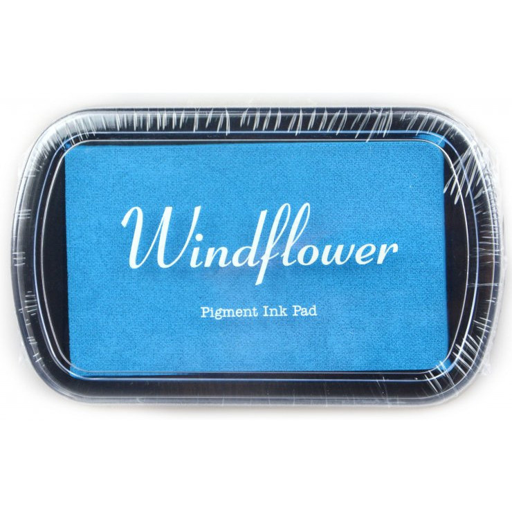 Razítkovací polštářek Windflower světle modrý