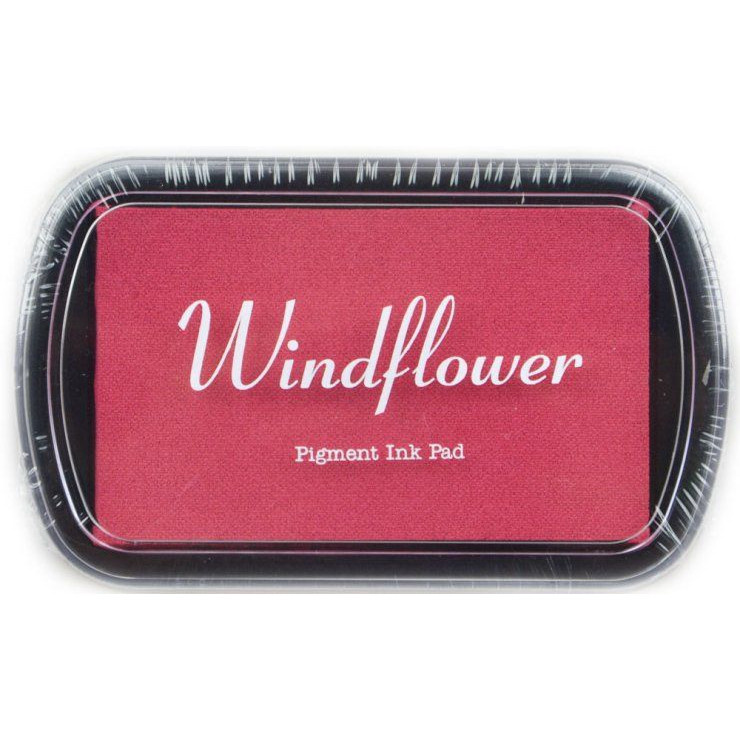 Razítkovací polštářek Windflower růžovo červený