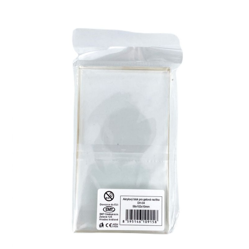 Akrylový blok SMT Creatoys - 58x102x10 mm Aladine