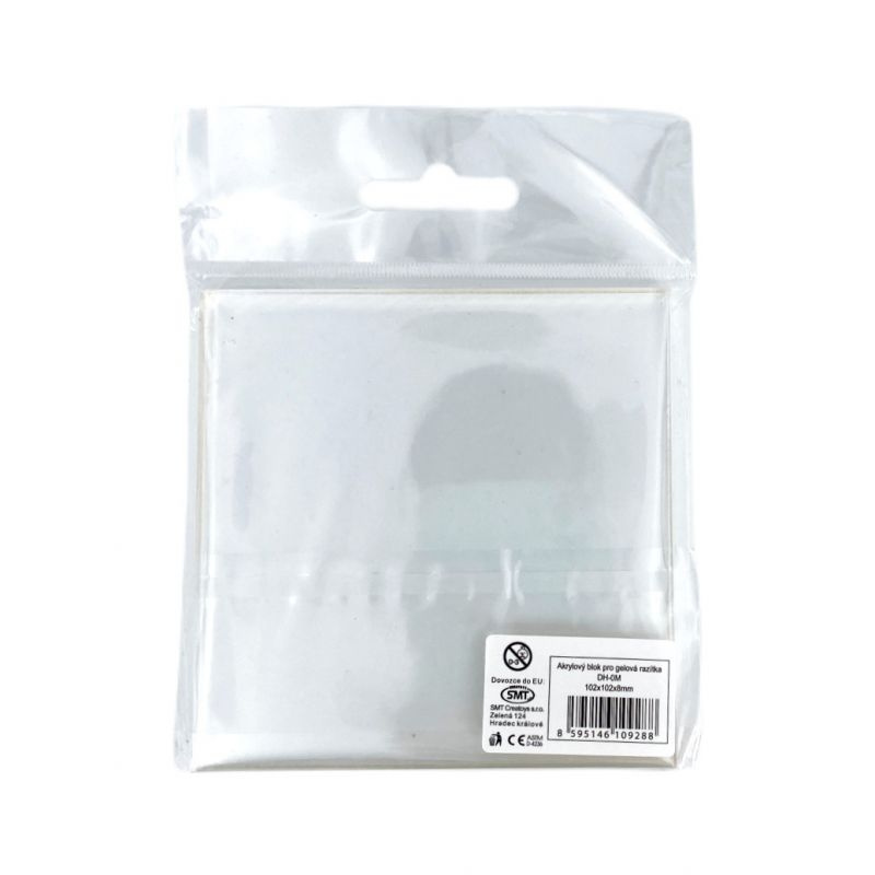 SMT Creatoys Akrylový blok SMT Creatoys - VYBERTE VELIKOST - Akrylový blok SMT Creatoys - 102x102x8 mm