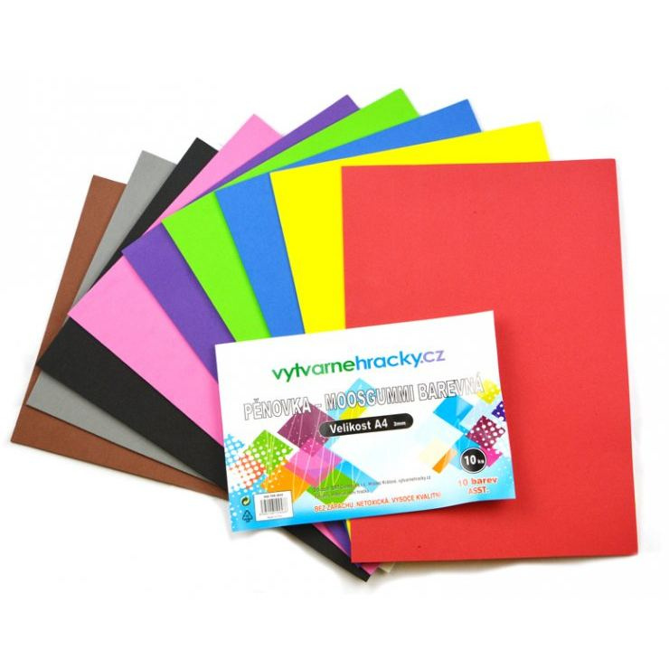 SMT Pěnovka A4 mix barev (10ks)