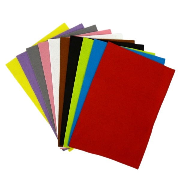 Filc - 10 ks mix barev A4, 180 g