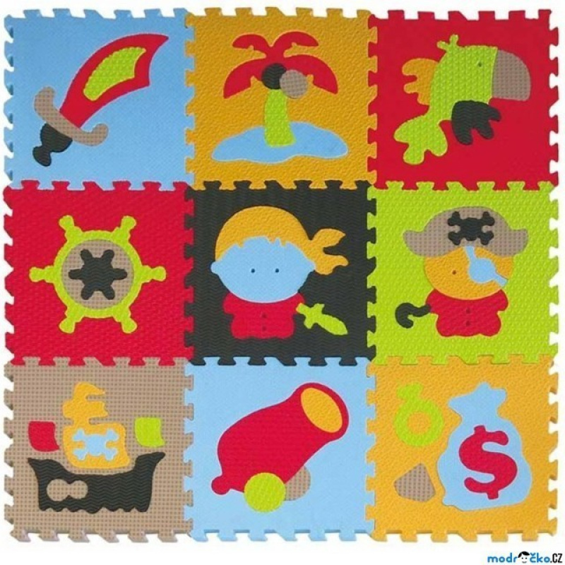 BABY GREAT Pěnové puzzle Piráti SX (30x30)