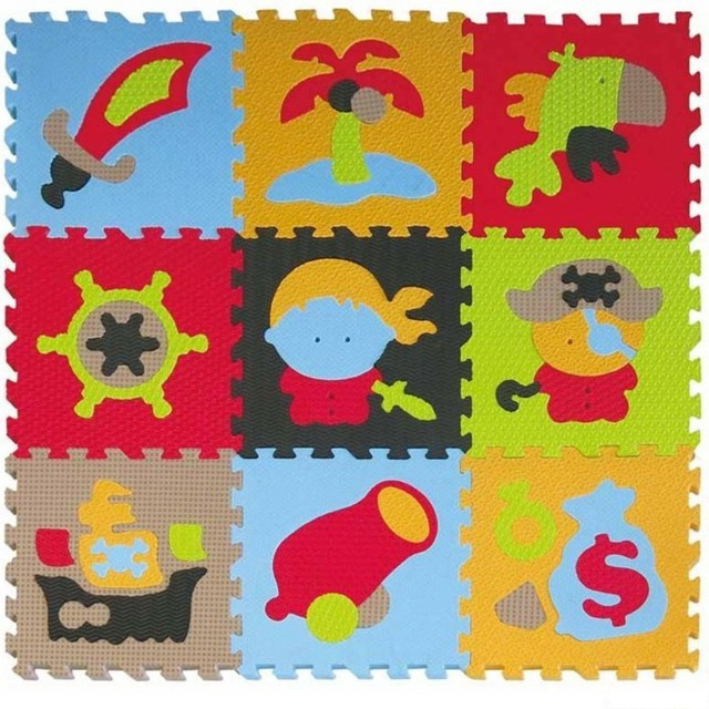 BABY GREAT Pěnové puzzle Piráti SX (30x30)