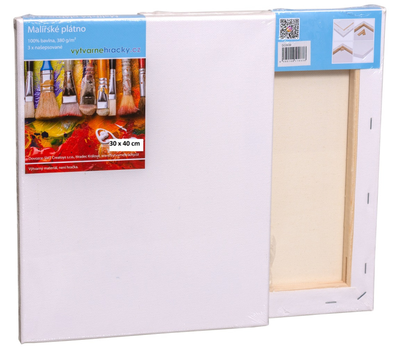Malířské plátno 30x40cm ve fólii