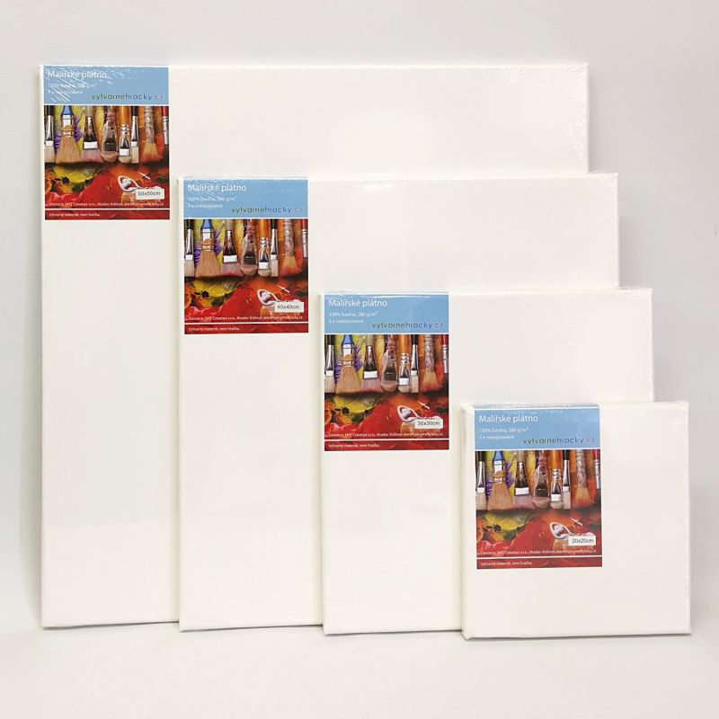 Malířské plátno 40×40cm 380g/m2