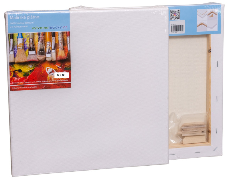 Malířské plátno 40×40cm 380g/m2