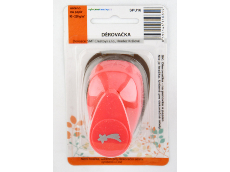 Výsekový strojek, kometa, 1,6 cm SMT Creatoys s.r.o.