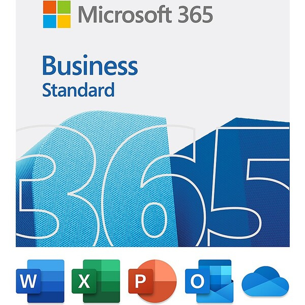 Microsoft 365 Business Standard předplatné 1 rok, elektronická licence, KLQ-00211, nová licence