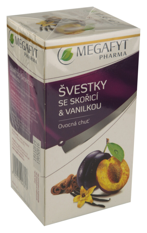MEGAFYT Švestky se skořicí a vanilkou 20 sáčků