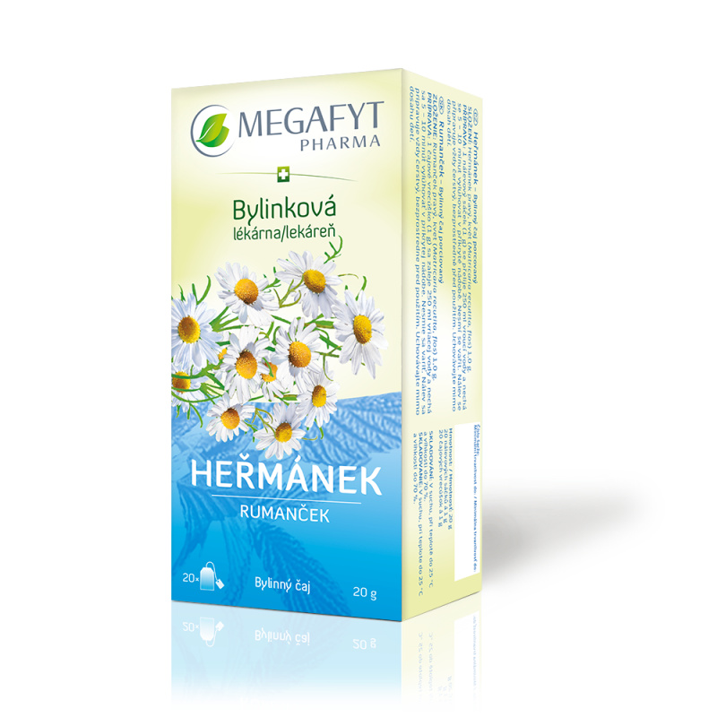 MEGAFYT Čaj bylinková lékarna Heřmánek 20 sáčků