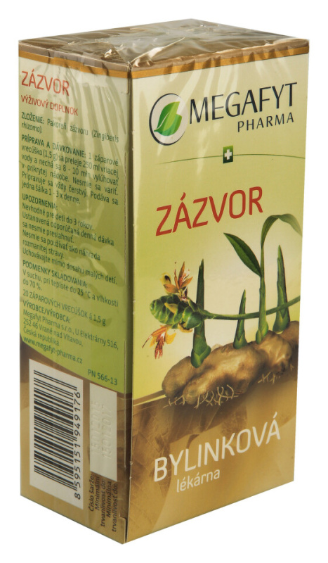 MEGAFYT Bylinková lékárna Zázvor 20x1,5 g