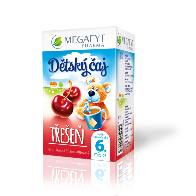 MEGAFYT Dětský ovocný čaj třešeň 20 x 2 g