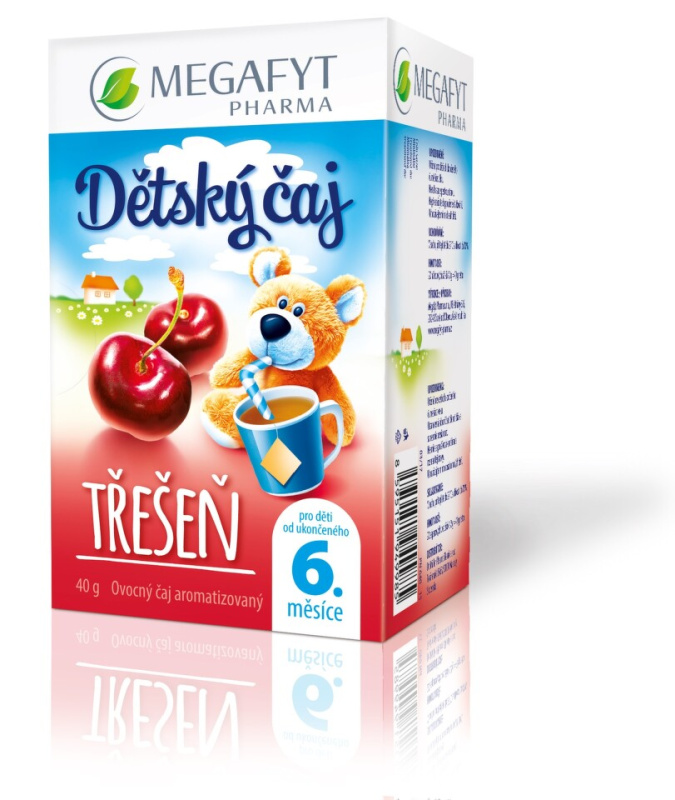 MEGAFYT Dětský ovocný čaj třešeň 20 x 2 g