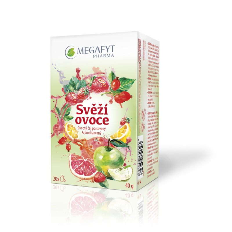 Megafyt Svěží ovoce porcovaný čaj 20x2 g