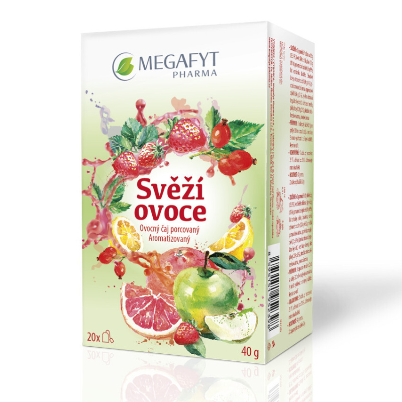 Megafyt Svěží ovoce porcovaný čaj 20x2 g