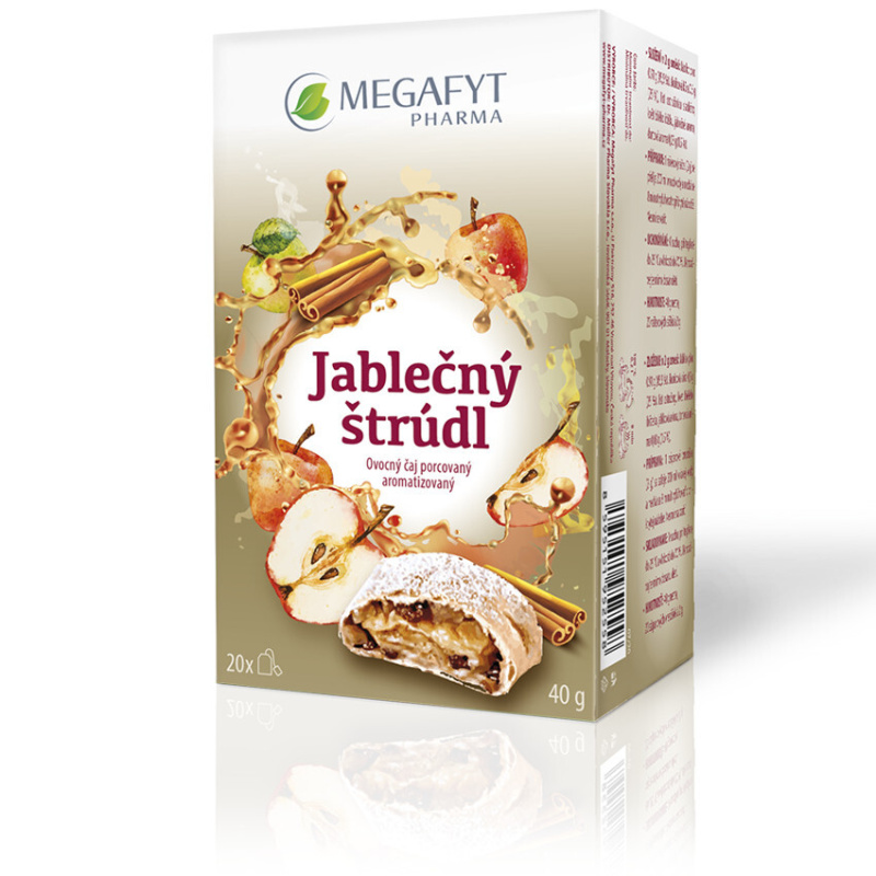 Megafyt Jablečný štrúdl porcovaný čaj 20x 2 g