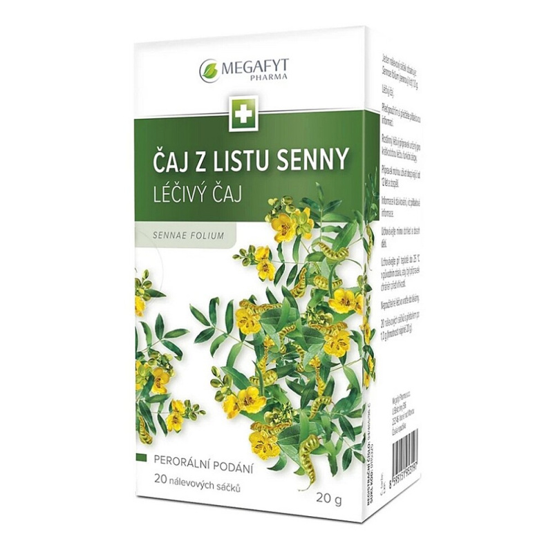 ČAJ Z LISTU SENNY léčivý čaj 20