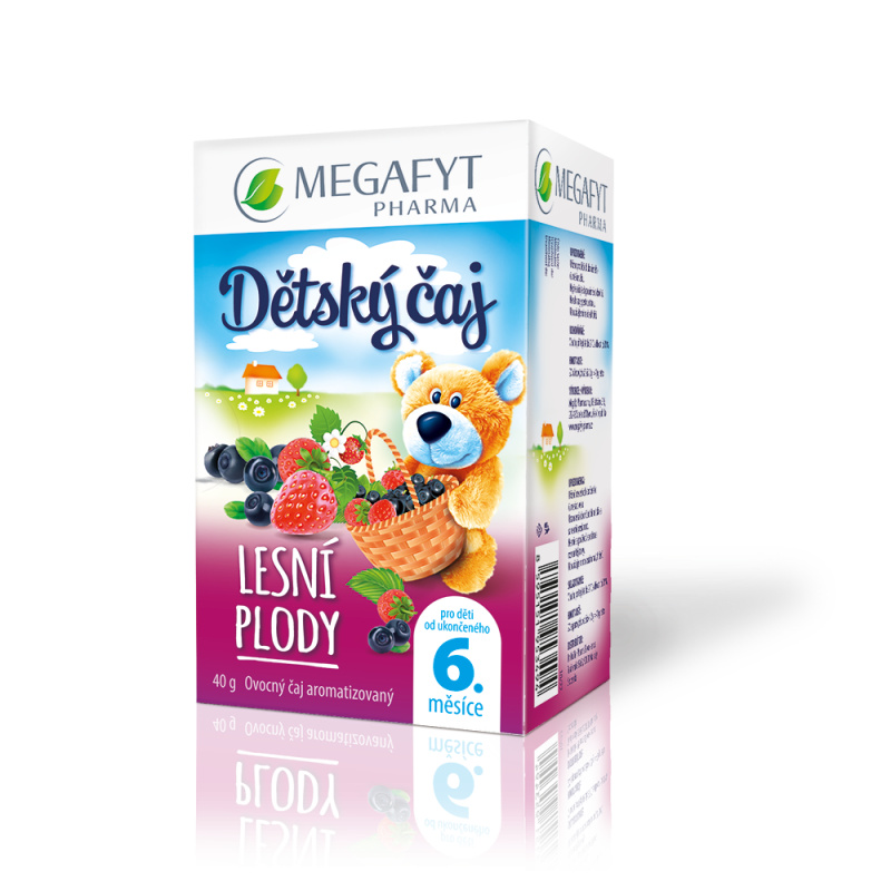 Megafyt Dětský čaj s příchutí lesní plody nálevové sáčky 20x2 g