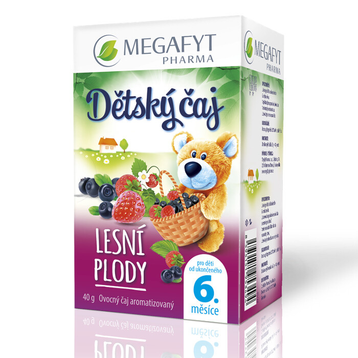 Megafyt Dětský čaj s příchutí lesní plody nálevové sáčky 20x2 g