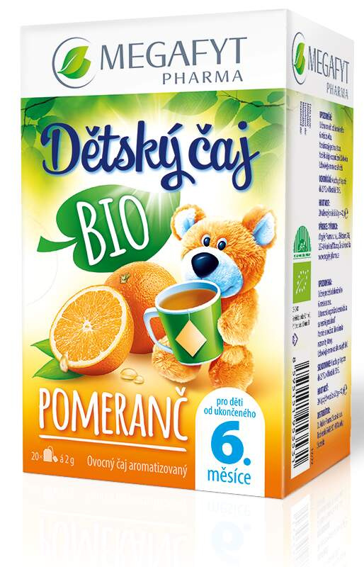 Megafyt BIO Dětský čaj pomeranč 20x2 g