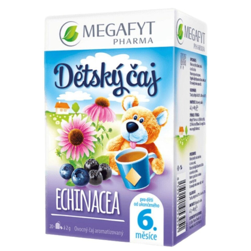 Megafyt Dětský čaj Echinacea s borůvkou 20x2g