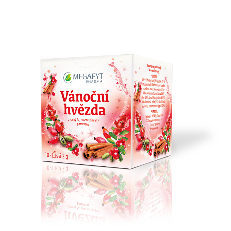 Megafyt Vánoční hvězda porcovaný čaj 10x2 g