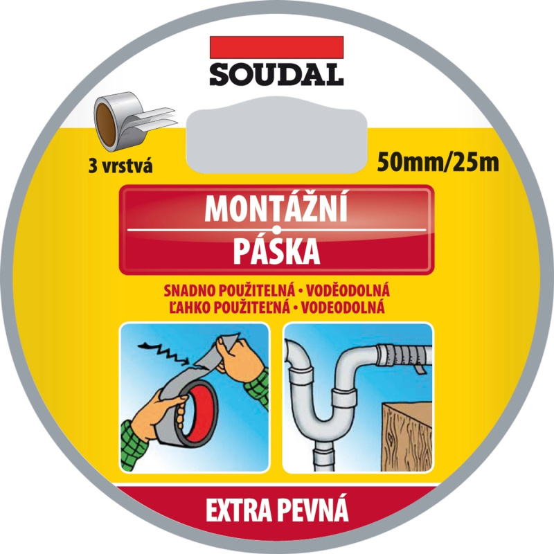 Soudal Montážní páska 5 cm x 10 m