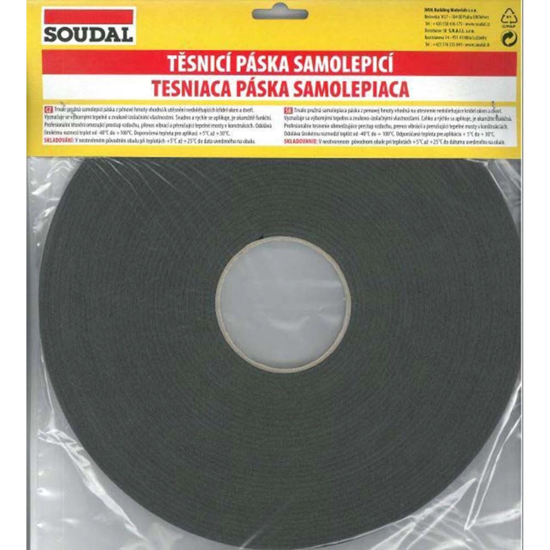 Soudal Těsnicí páska 9/3 mm 20 m bílá