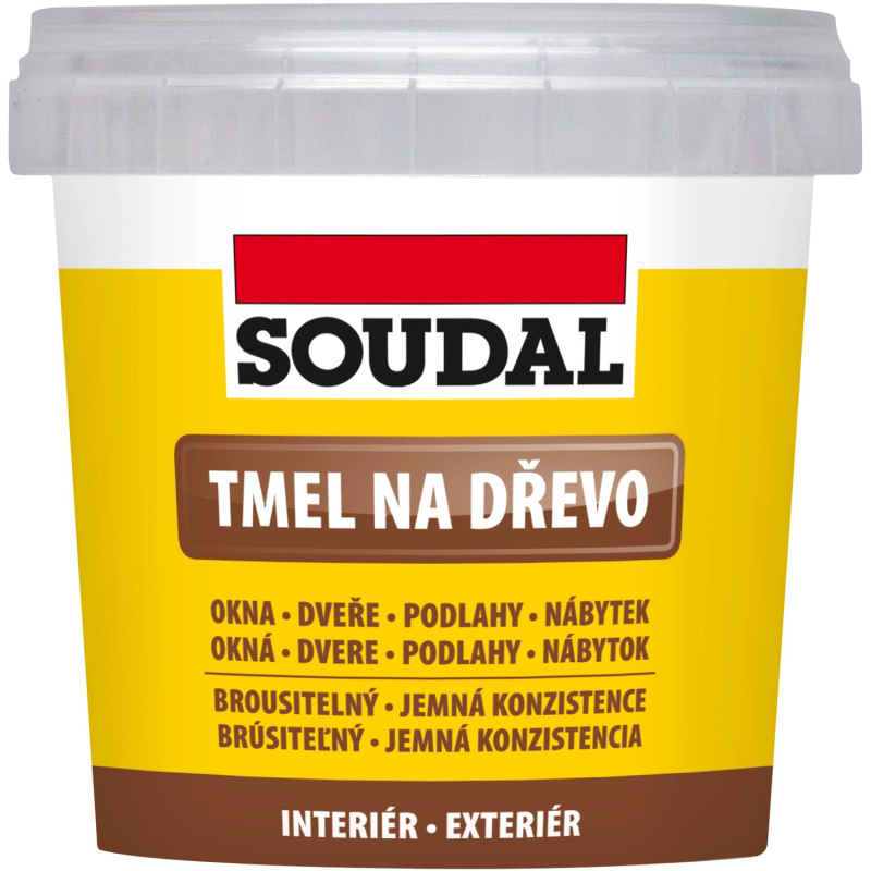 Soudal Tmel na dřevo 250 g teak