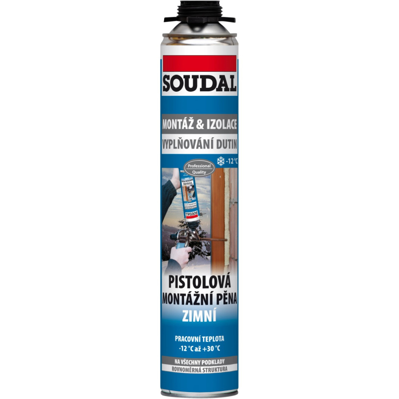 Soudal Montážní pěna pistolová zimní 750 ml