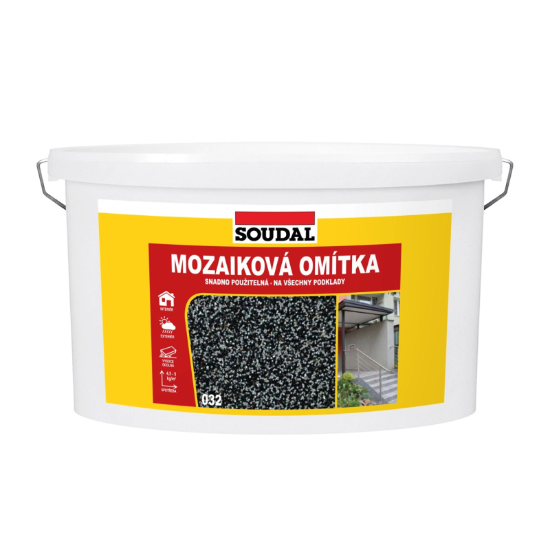 Soudal mozaiková omítka 032 tmavě šedá 8 KG