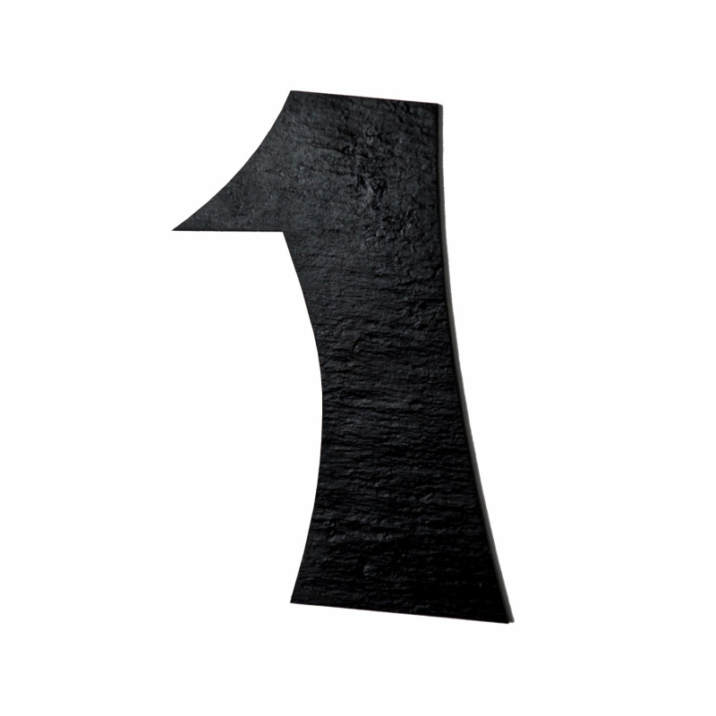 Číslice břidlicová 1, 12 cm x 8,5 cm