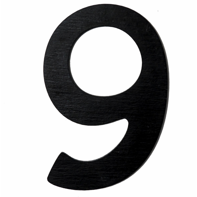 Číslice břidlicová 9, 21 cm x 14 cm