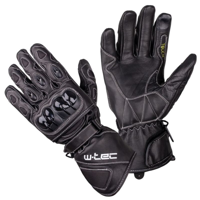 Motocyklové rukavice W-TEC Supreme černá M