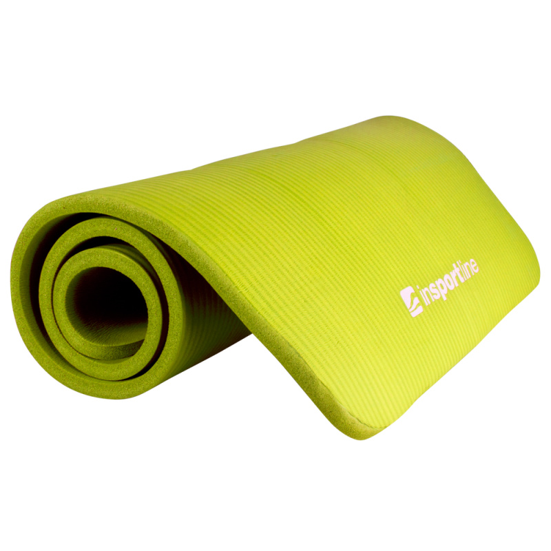 Karimatka inSPORTline Fity 140x61x1,5 cm zelenožlutá