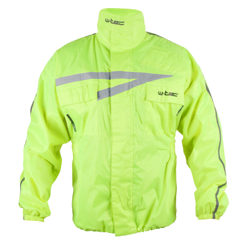 Moto pláštěnka W-TEC Rainy fluo žlutá 3XL