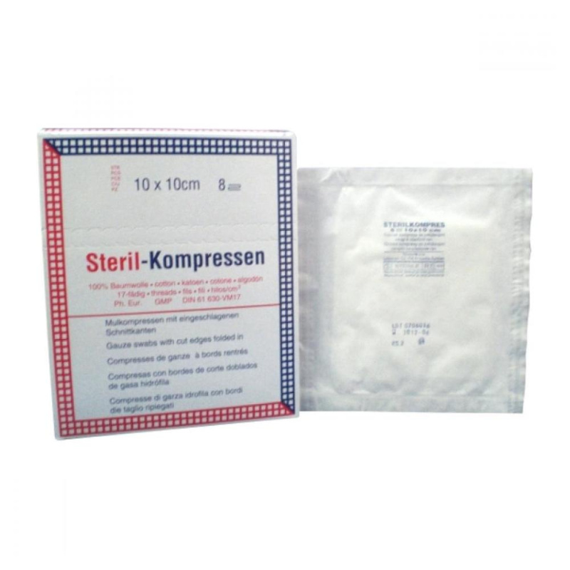 STERIWUND Kompres gáza sterilní 10 x 10cm 25 x 2 kusy