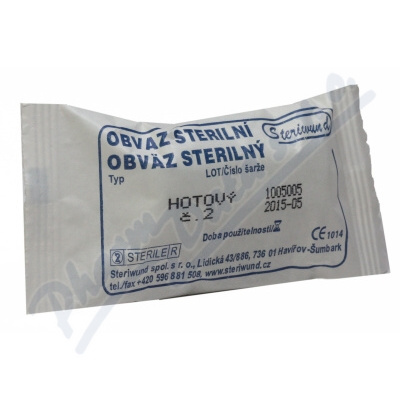 Steriwund Obvaz hotový sterilní č. 2 1 ks