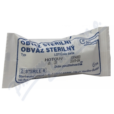 STERIWUND Obvaz hotový - sterilní s polštářkem č.3