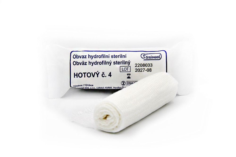 STERIWUND Obvaz hotový sterilní č. 4