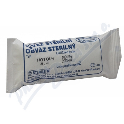 STERIWUND Obvaz hotový sterilní č. 4