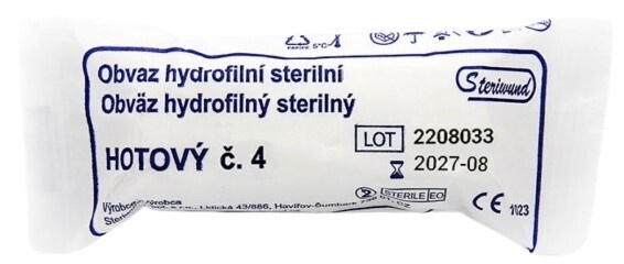 STERIWUND Obvaz hotový sterilní č. 4