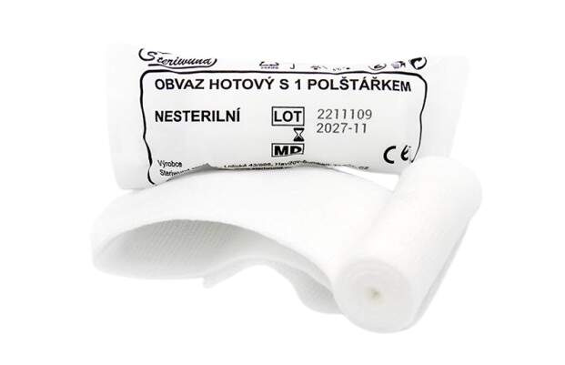 STERIWUND Obvaz hotový polštářkem nesterilní